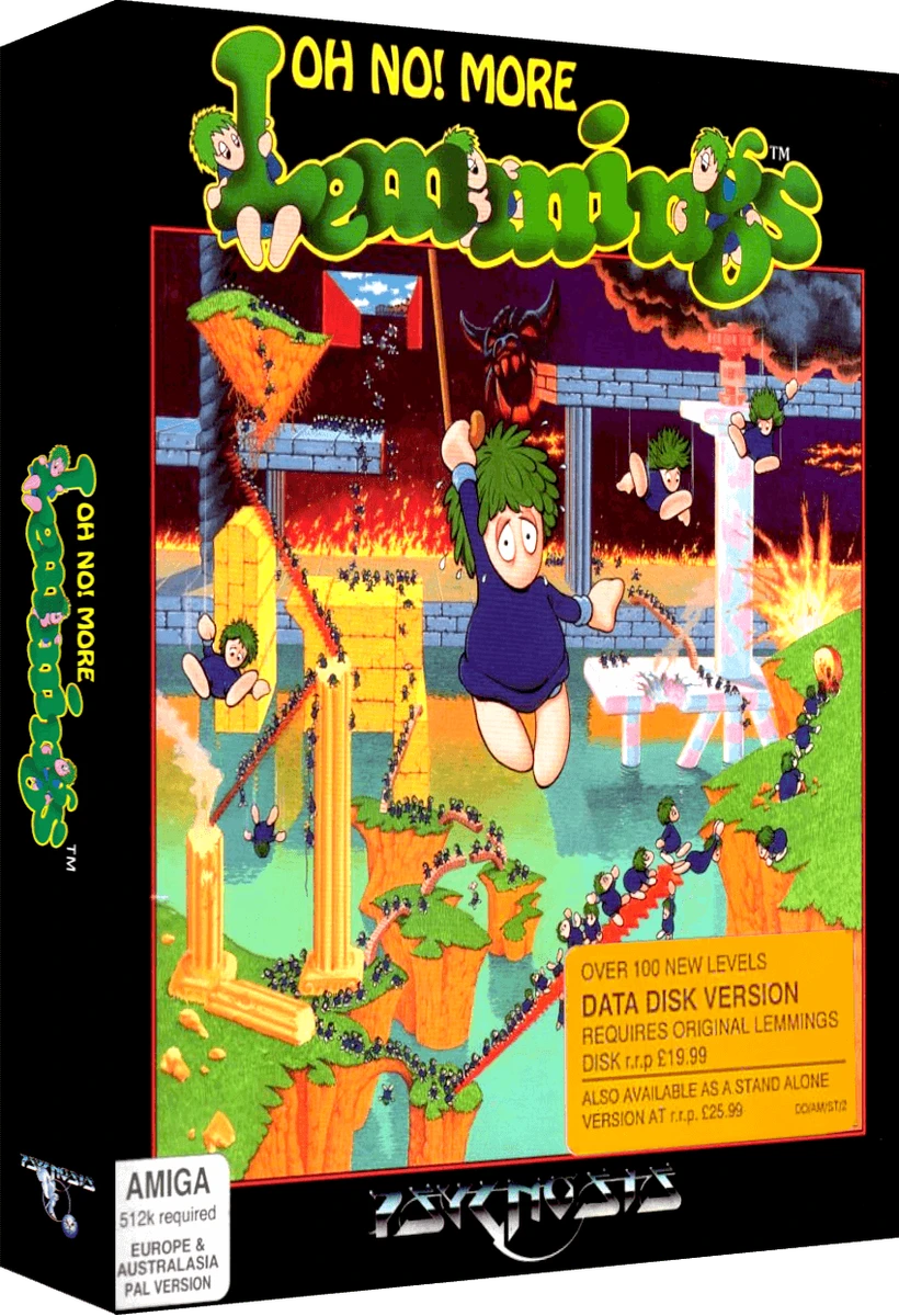 Oh No! More Lemmings box art