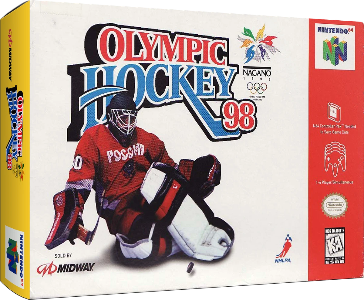 Olympic Hockey 98 box art
