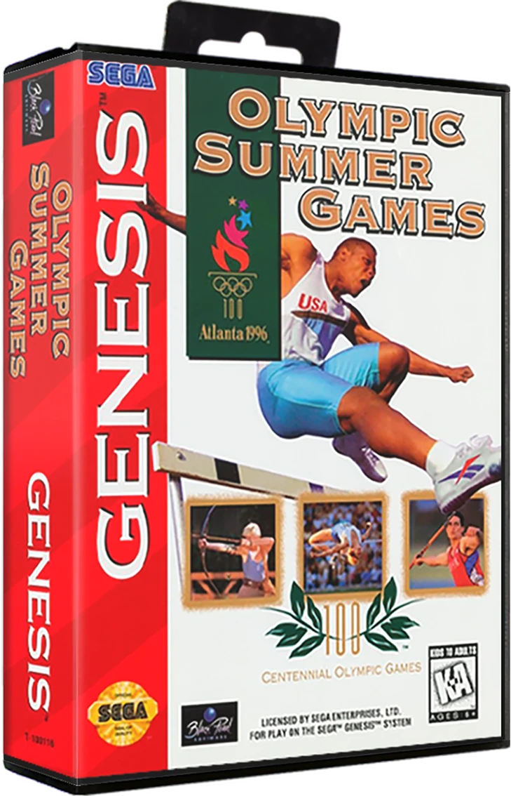 Olympic Summer Games Atlanta 96 box art