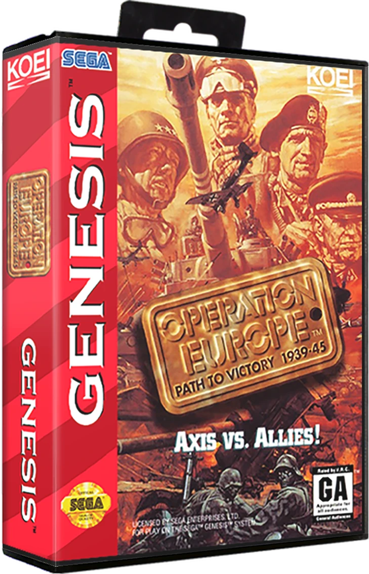 Operation Europe Path to Victory 1939-45 box art