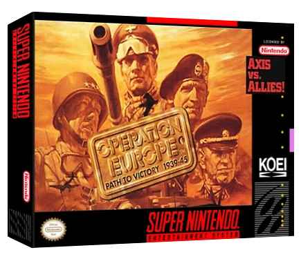 Operation Europe Path to Victory 1939-45 box art