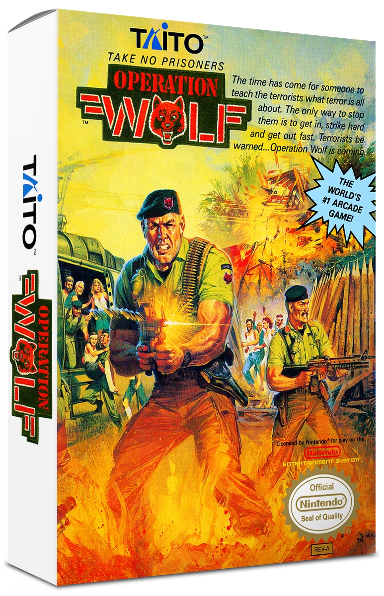 Operation Wolf box art