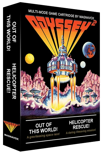 Out of This World!/Helicopter Rescue! box art