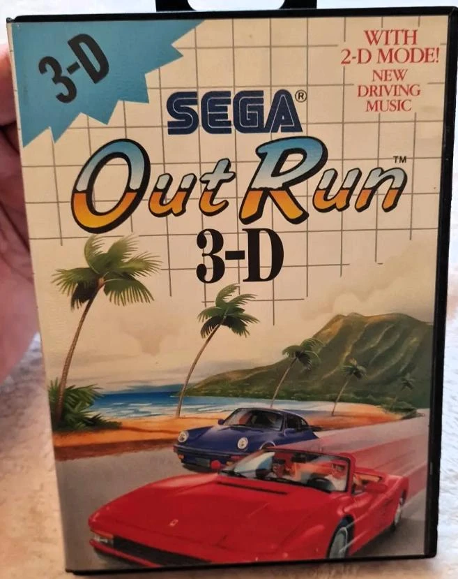 Out Run 3-D box art