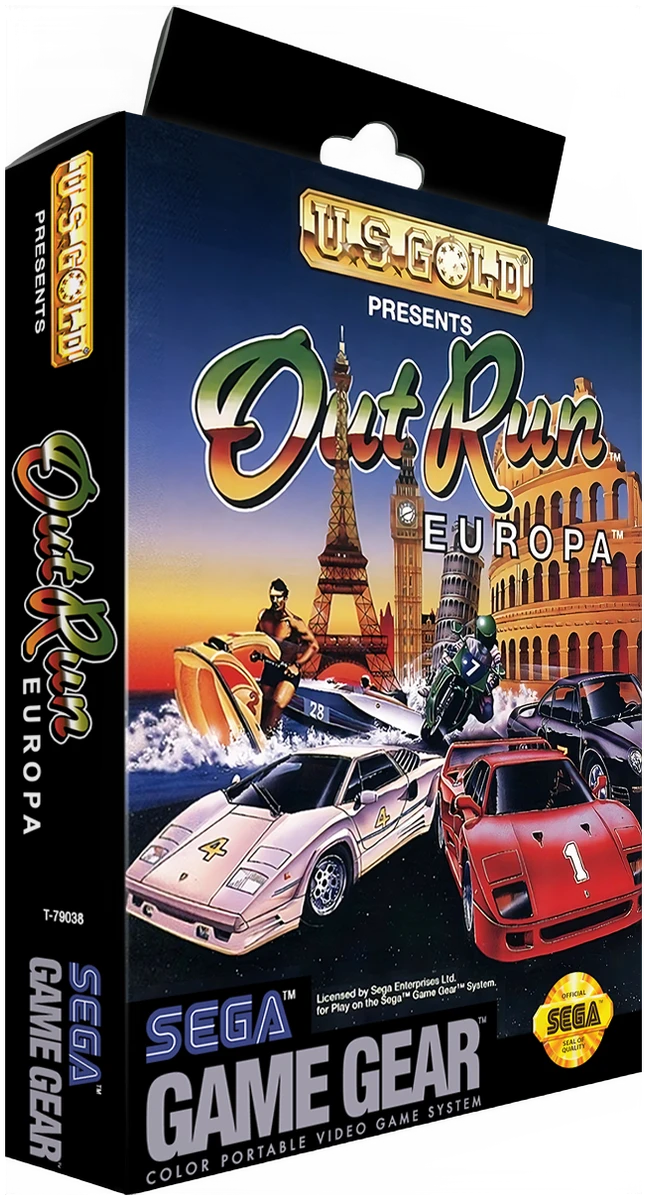 Out Run Europa box art