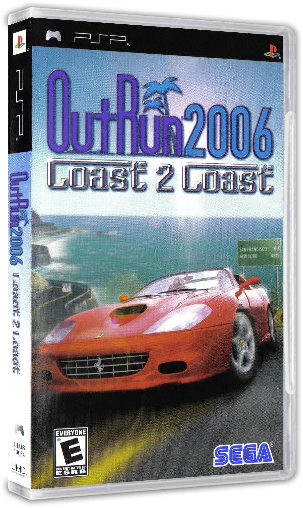 OutRun 2006: Coast 2 Coast box art