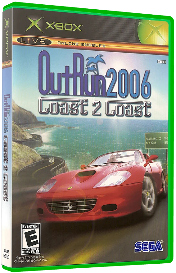 OutRun 2006 Coast 2 Coast box art