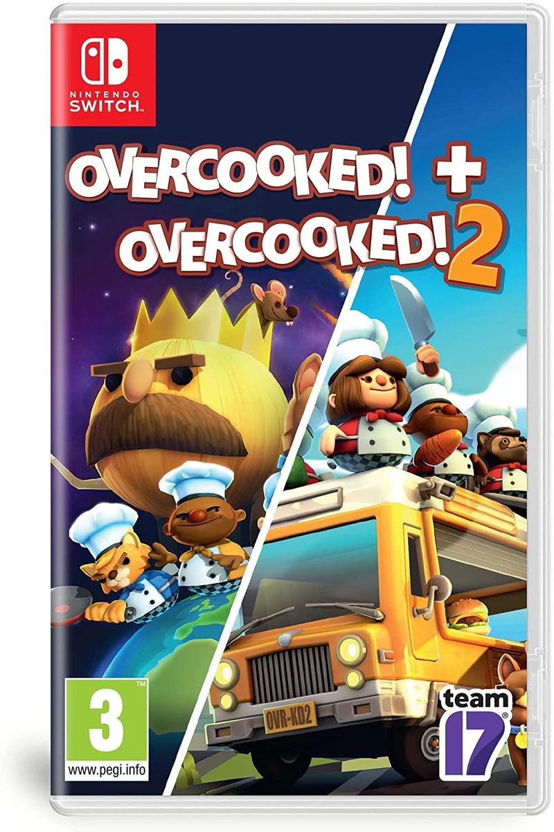Overcooked + Overcooked 2 box art