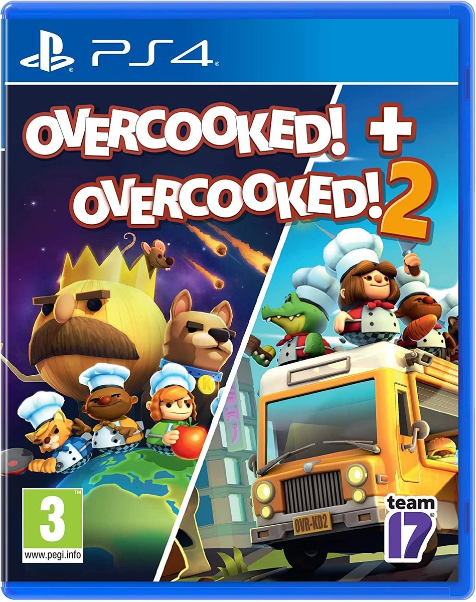 Overcooked + Overcooked 2 box art
