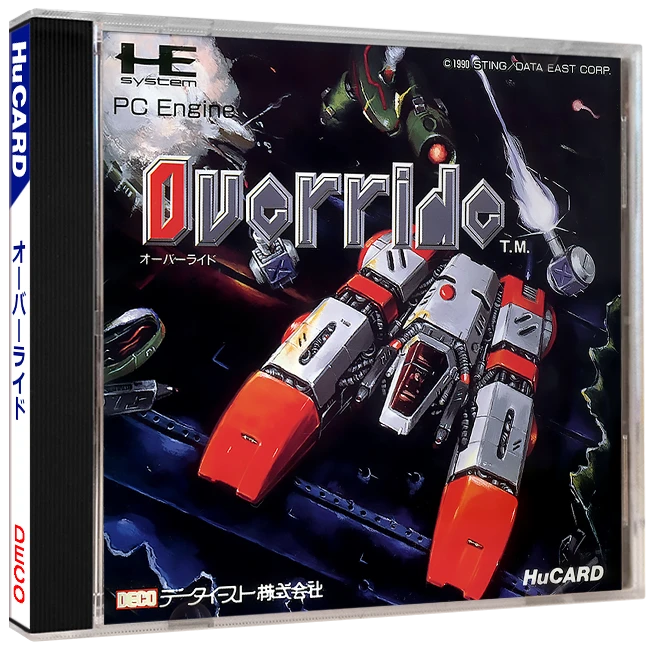 Override box art
