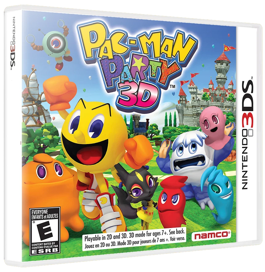 Pac Man Party 3D box art