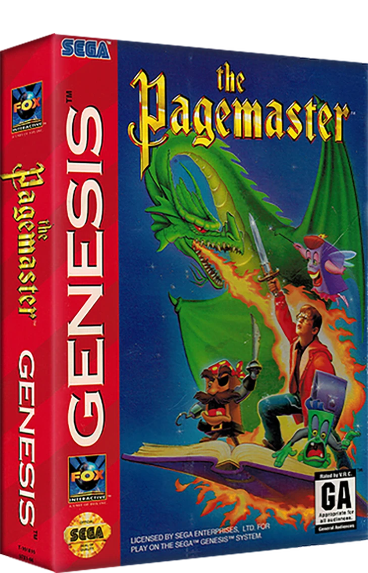 Pagemaster box art
