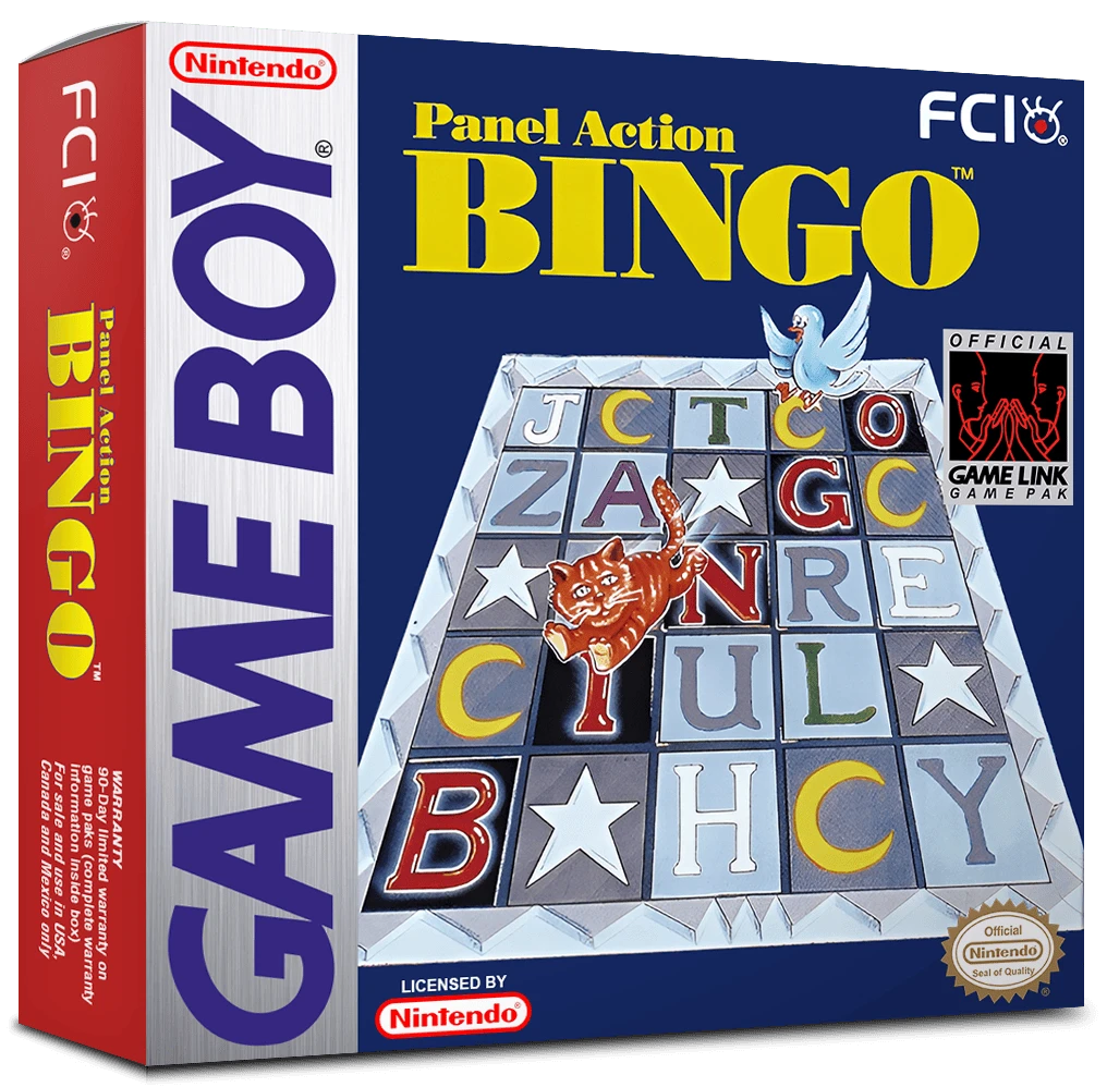 Panel Action Bingo box art