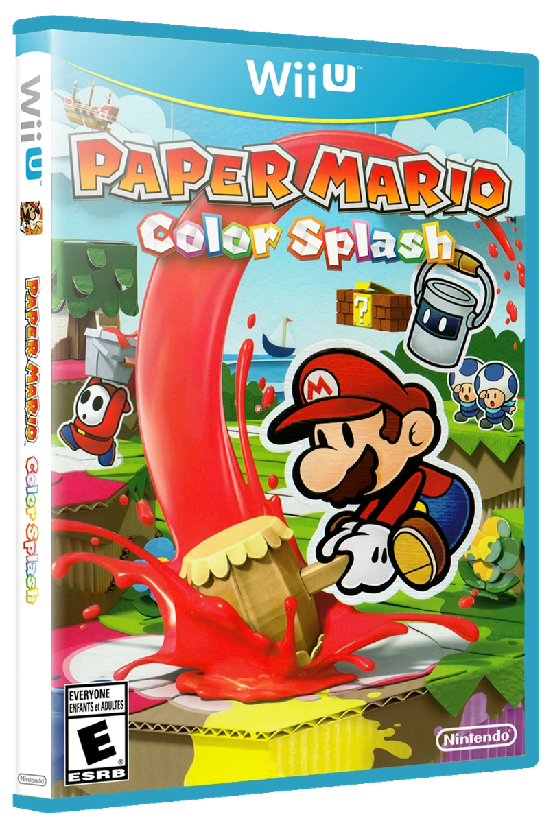 Paper Mario Color Splash box art