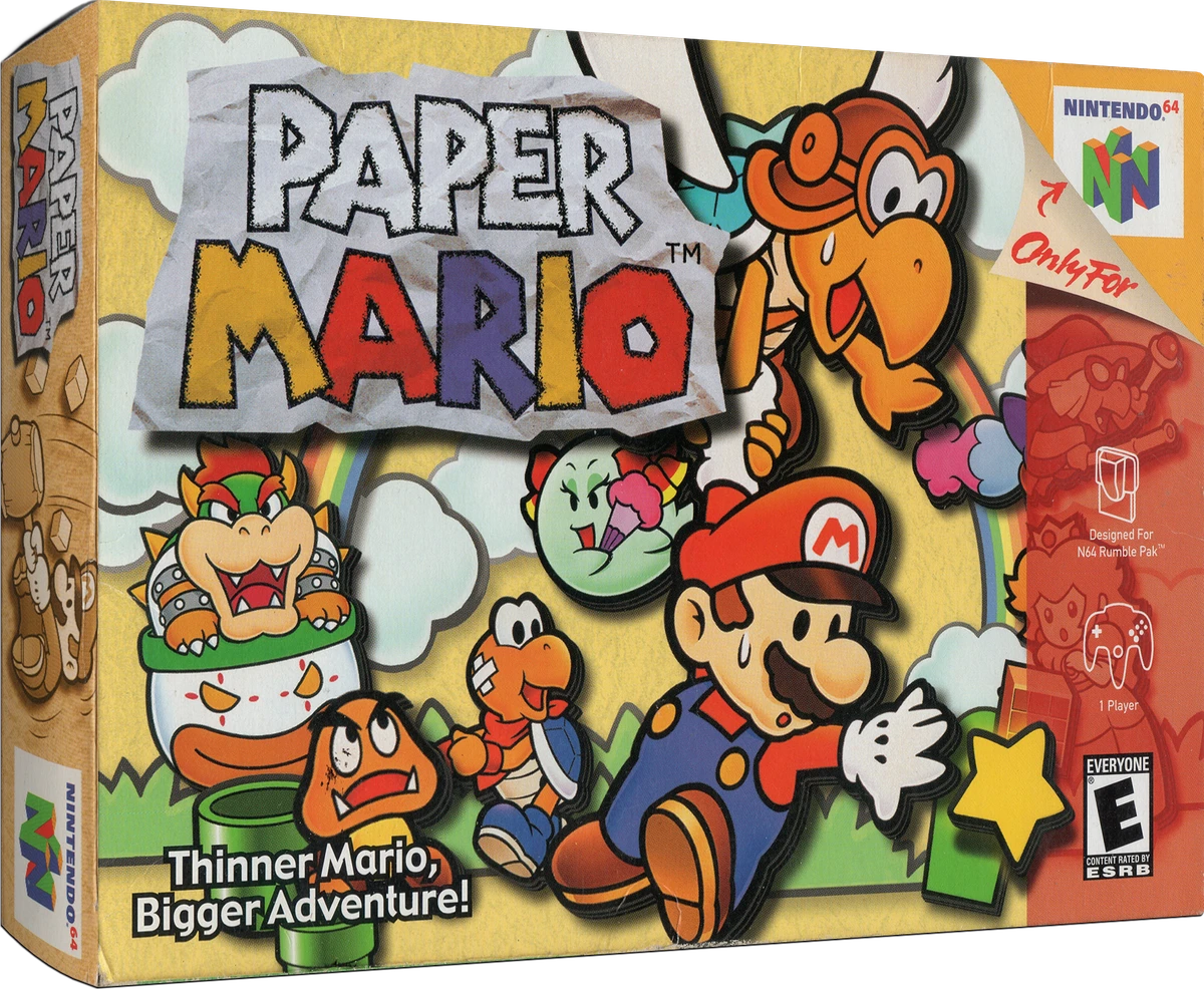 Paper Mario box art
