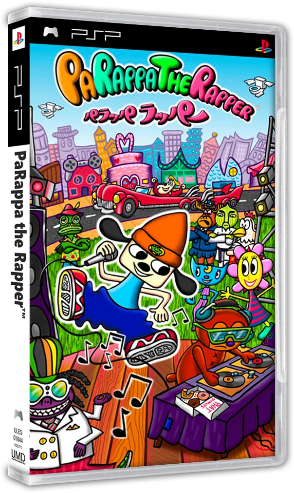 PaRappa the Rapper box art