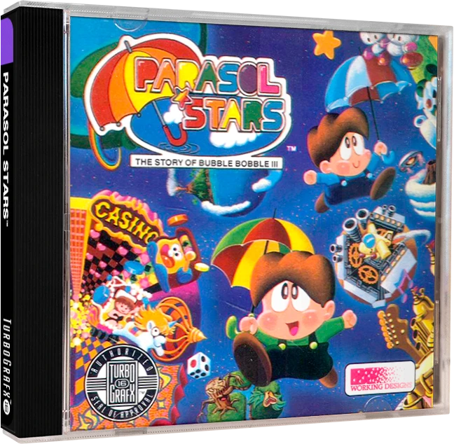 Parasol Stars: The Story of Bubble Bobble III box art
