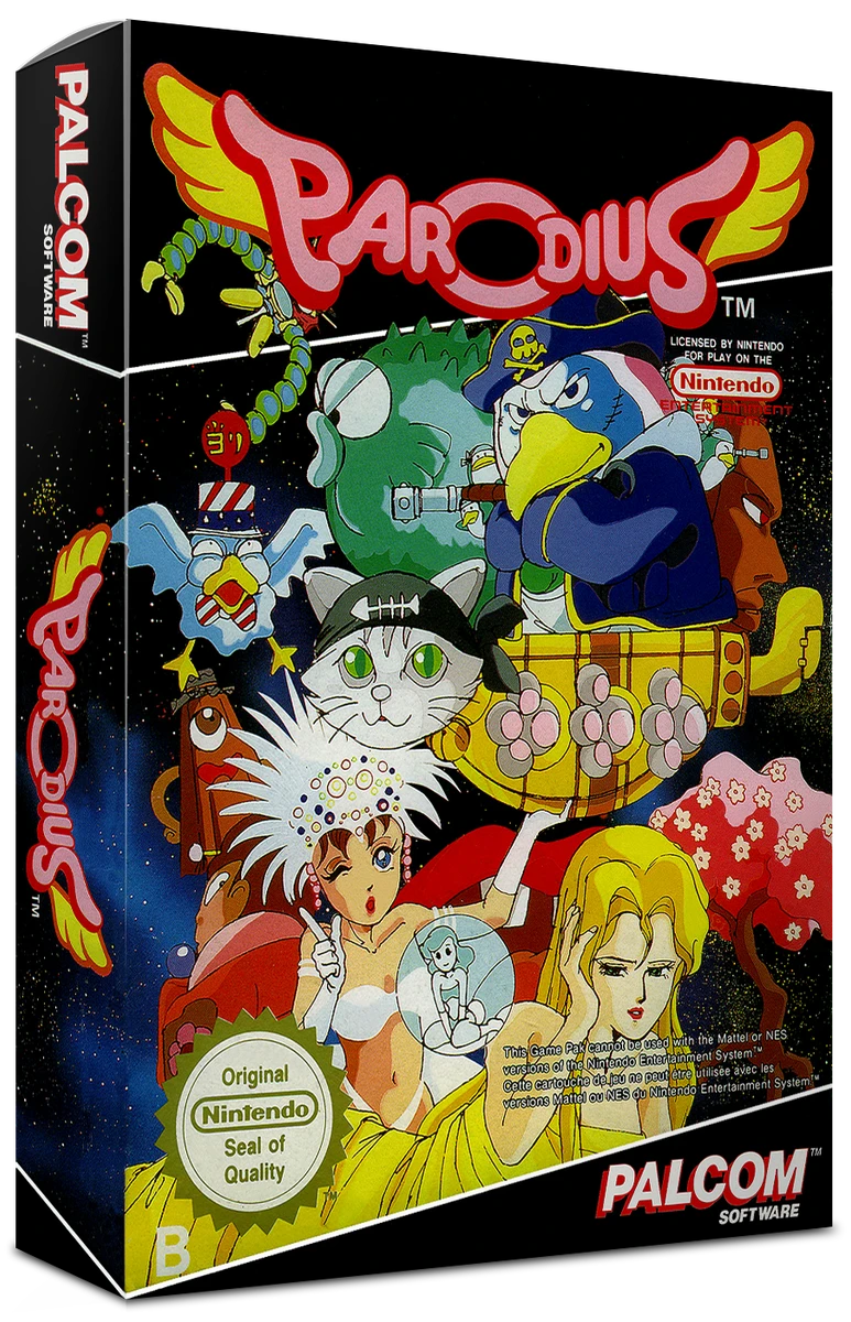 Parodius Da box art