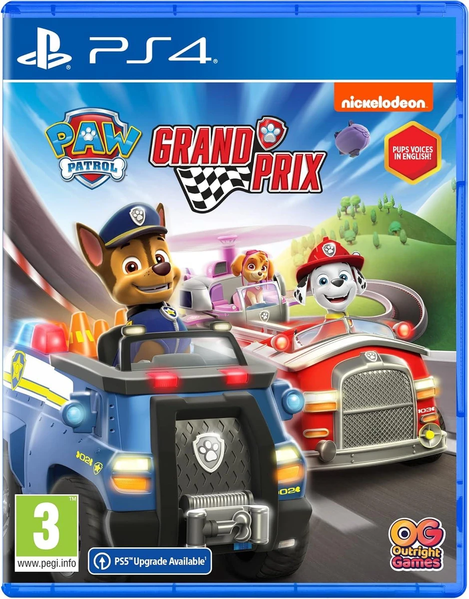 Paw Patrol Grand Prix box art