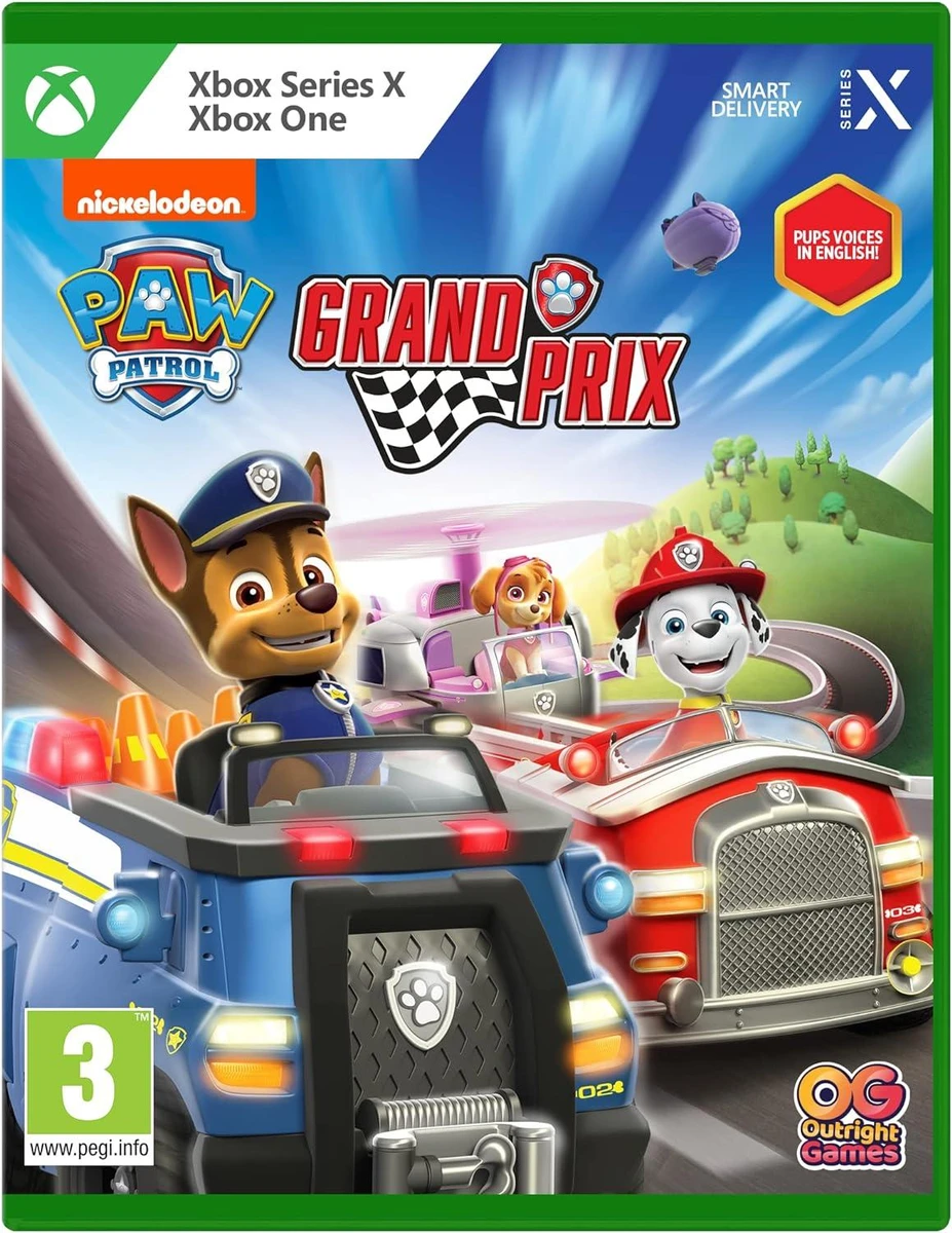 Paw Patrol Grand Prix box art