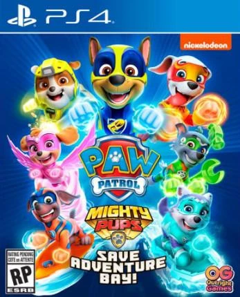 Paw Patrol: Mighty Pups Save Adventure Bay box art