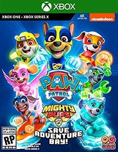 Paw Patrol: Mighty Pups Save Adventure Bay box art