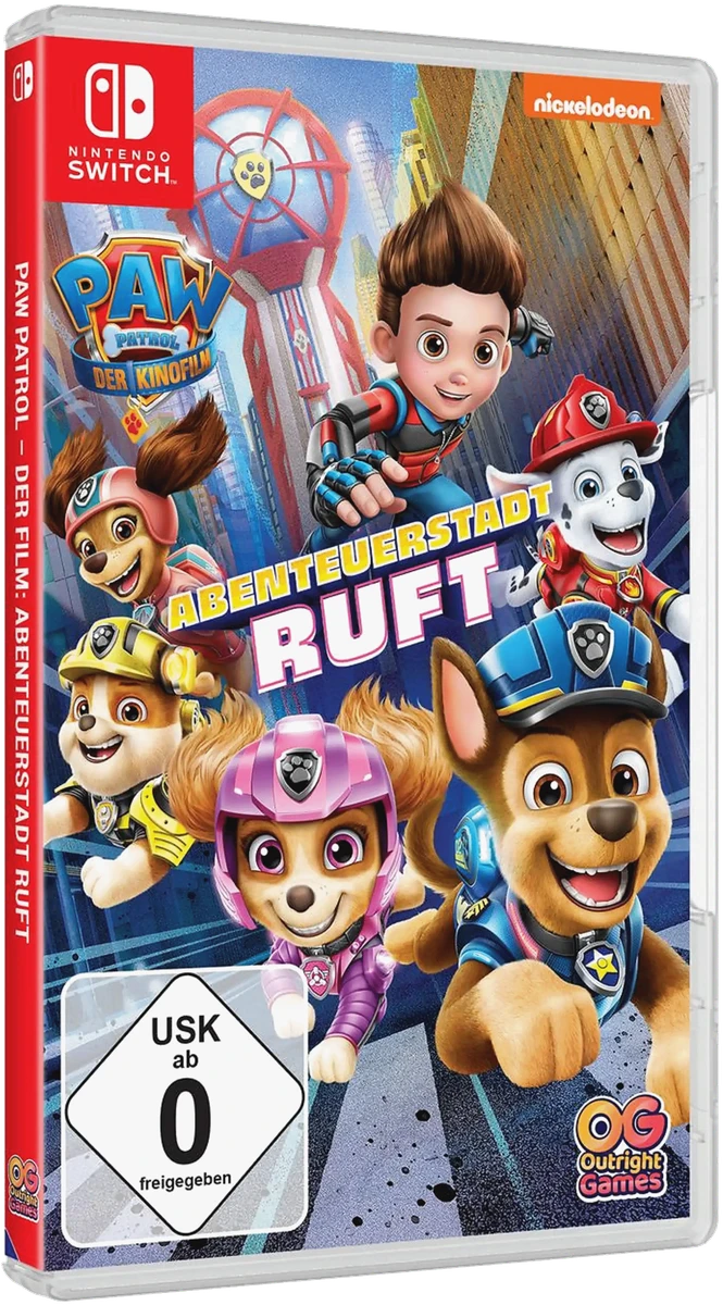PAW Patrol The Movie: Adventure City Calls box art