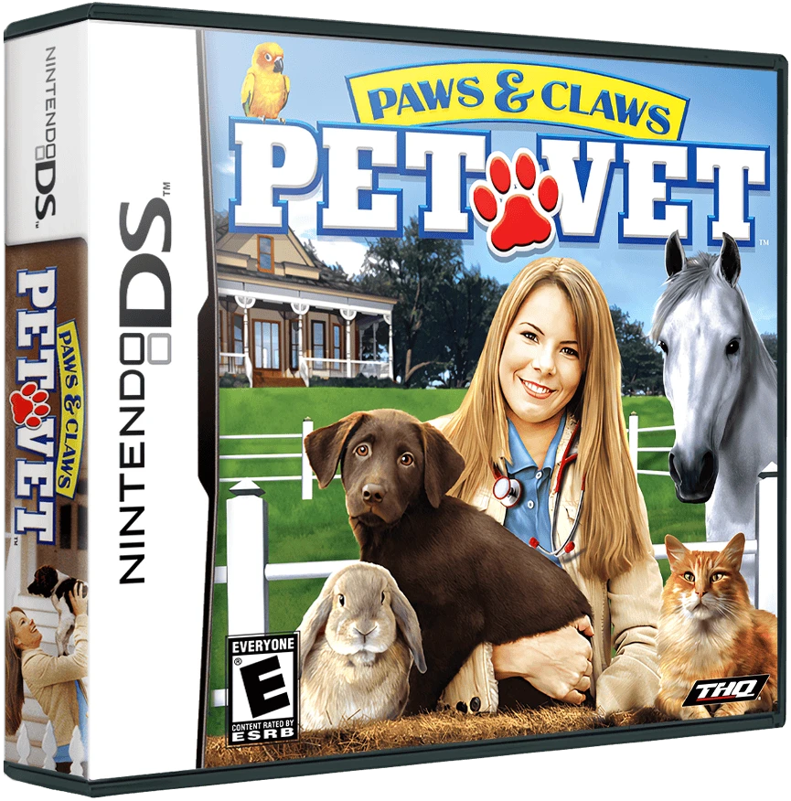 Paws & Claws Pet Vet box art