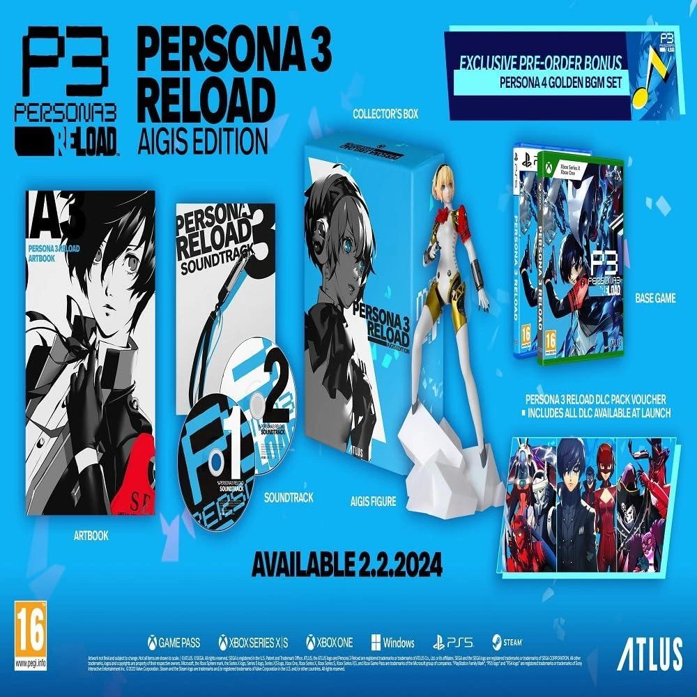 Persona 3: Reload [Aigis Edition] box art