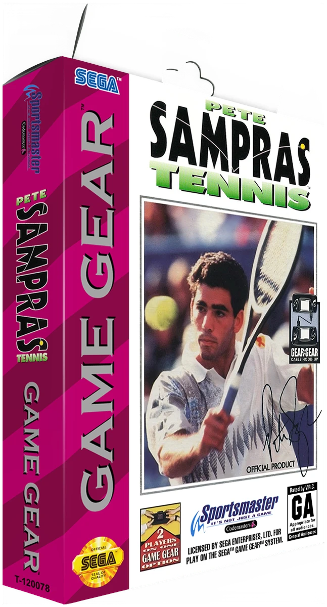 Pete Sampras Tennis box art