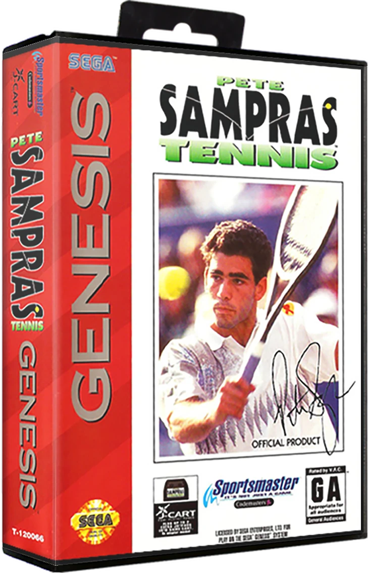 Pete Sampras Tennis box art