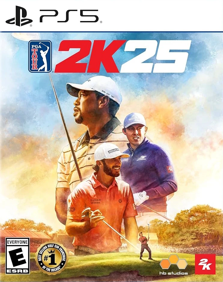 PGA Tour 2K25 box art