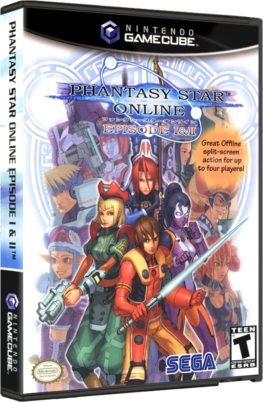 Phantasy Star Online Episode I & II box art