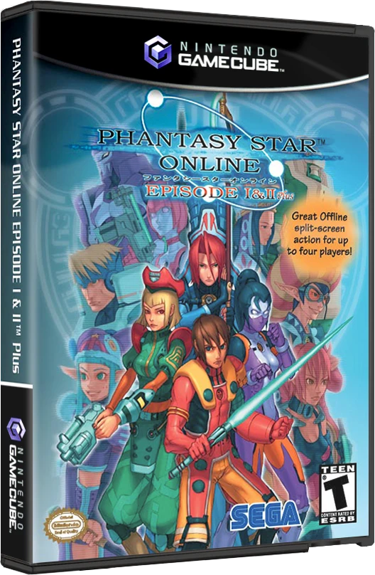 Phantasy Star Online Episode I & II Plus box art