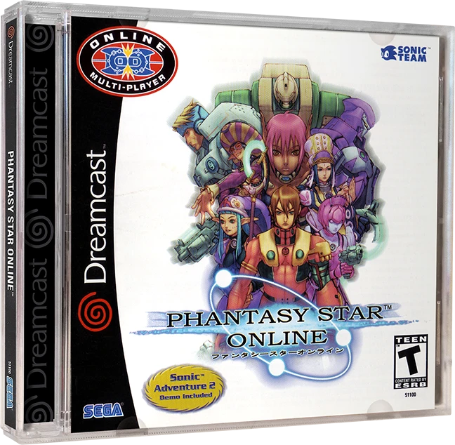 Phantasy Star Online box art