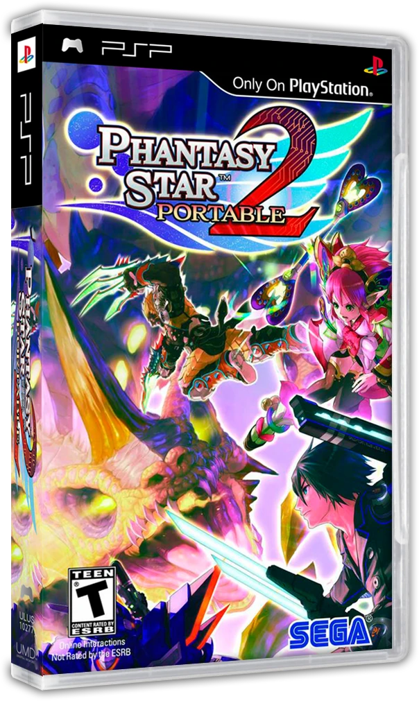 Phantasy Star Portable 2 box art