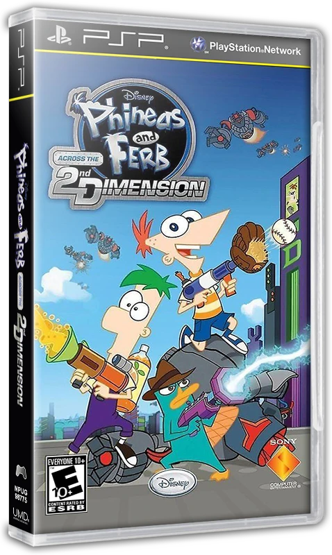 Phineas and Ferb: Across the 2nd Dimension box art