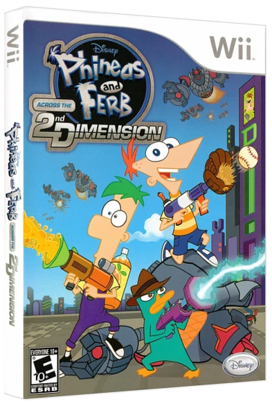 Phineas and Ferb: Across the 2nd Dimension box art