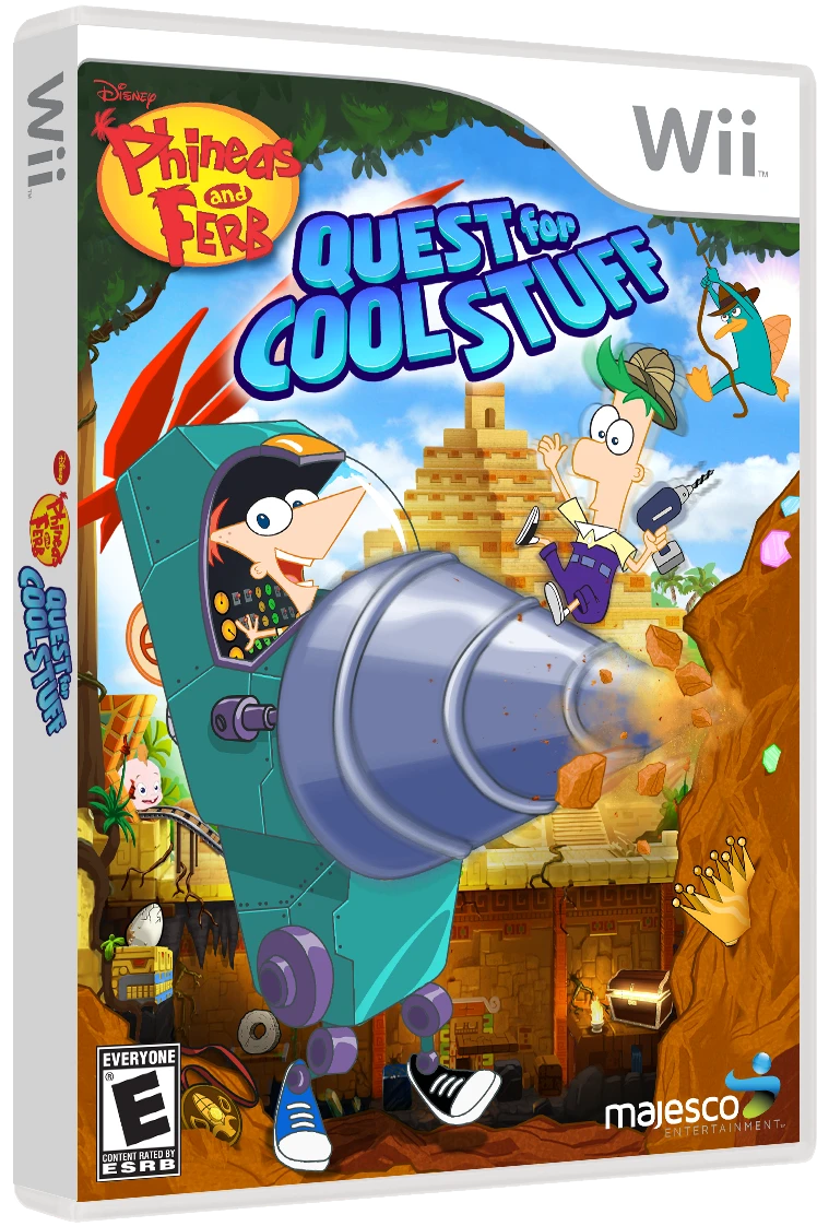 Phineas & Ferb: Quest for Cool Stuff box art