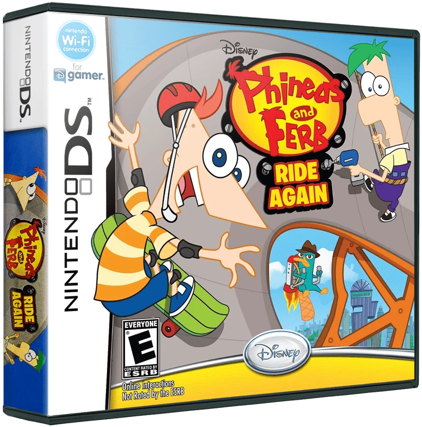 Phineas and Ferb Ride Again box art