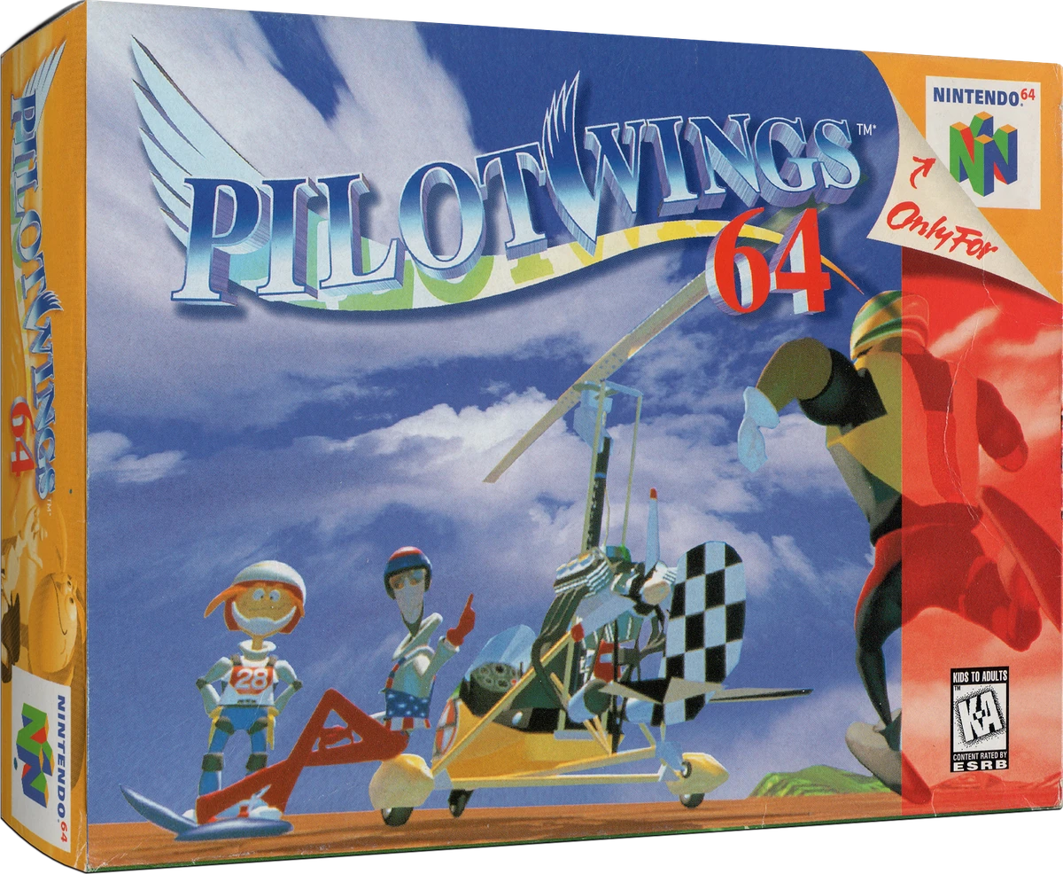 Pilotwings 64 box art