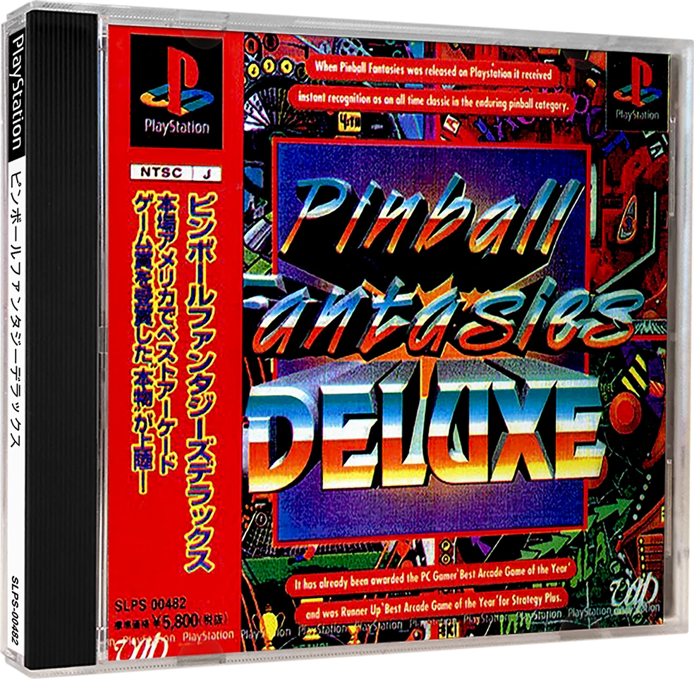 Pinball Fantasies Deluxe box art