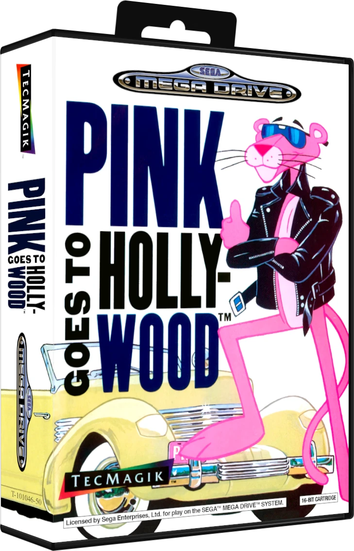 Pink Goes To Hollywood box art