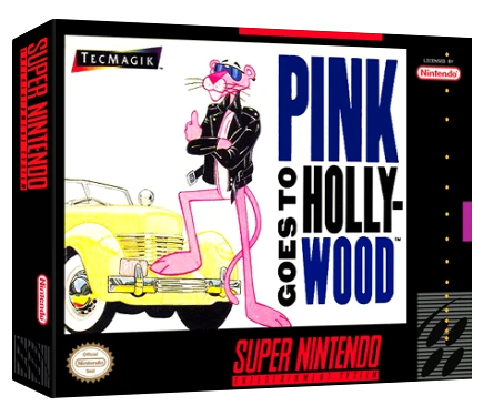 Pink Goes to Hollywood box art