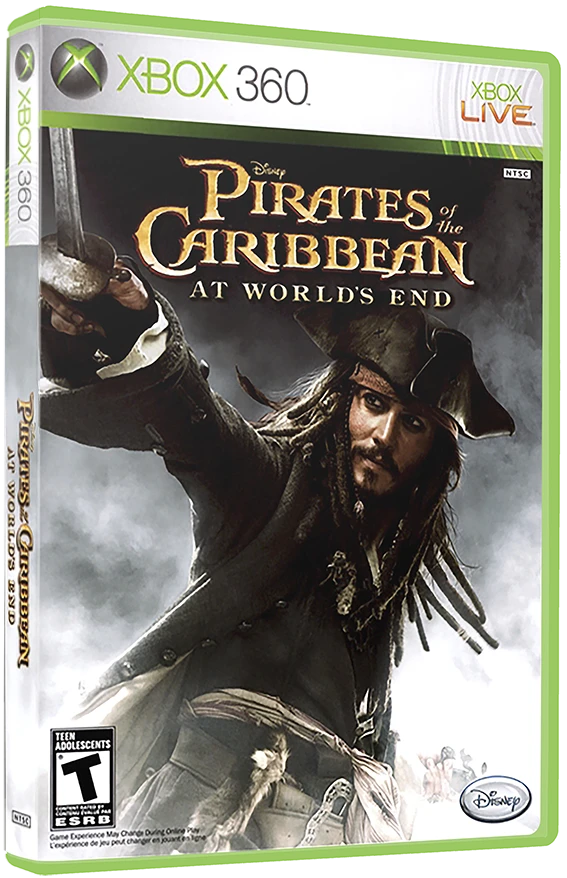 Pirates of the Caribbean At World's End box art