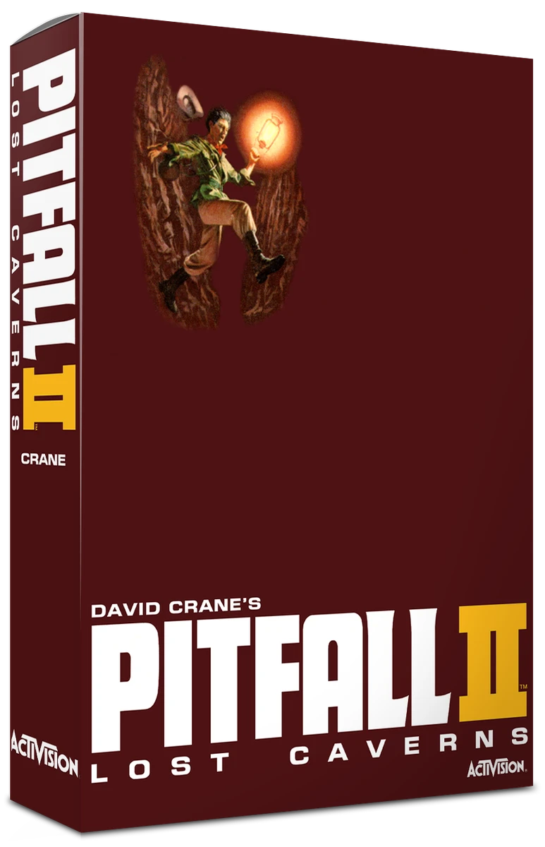 Pitfall II: Lost Caverns box art