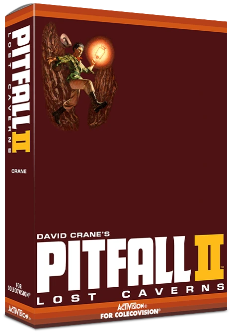 Pitfall II: Lost Caverns box art