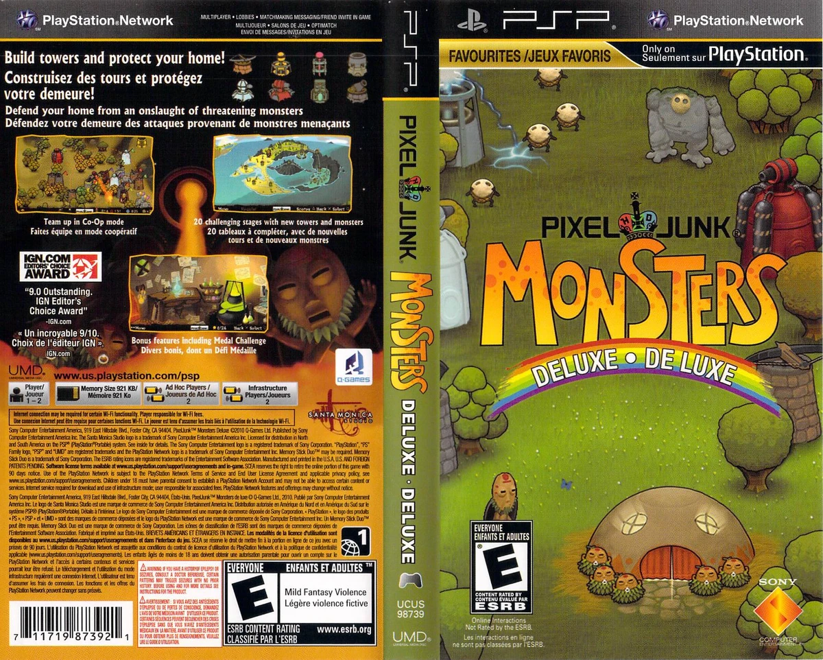 Pixel Junk Monsters Deluxe box art