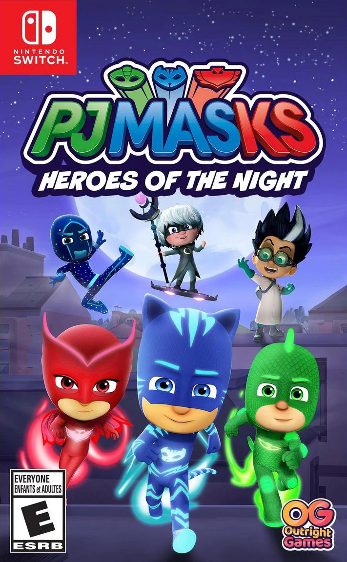 PJ Masks: Heroes of The Night box art
