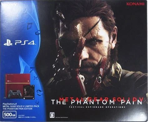 Playstation 4 500GB [Limited Edition Metal Gear Solid V The Phantom Pain] box art